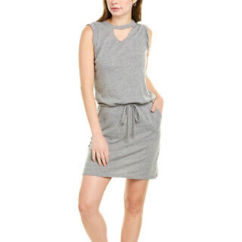 Chaser cut out dress with drawstring waist